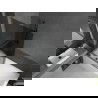 Mexen Next L Wannenwand 1-flügelig 100 x 150 cm, grafit, gebürstet gun gray - 895-100-000-03-40-66