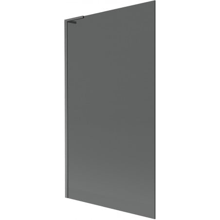 Mexen Next L paratia per vasca da bagno ad 1 anta 100 x 150 cm, grafite, grigio canna di fucile spazzolato