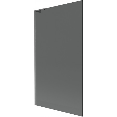 Mexen Next L Wannenwand 1-flügelig 100 x 150 cm, grafit, gebürstet gun gray - 895-100-000-03-40-66