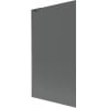 Mexen Next L paratia per vasca da bagno ad 1 anta 100 x 150 cm, grafite, grigio canna di fucile spazzolato