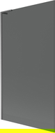 Mexen Next L paratia per vasca da bagno ad 1 anta 100 x 150 cm, grafite, grigio canna di fucile spazzolato
