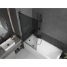 Mexen Next L vanniseinale paigaldatav 1-tiivaline 80 x 150 cm, grafiit, must - 895-080-000-03-40-70