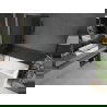 Mexen Next L badwand scherm 1-deurs 80 x 150 cm, grafiet, zwart - 895-080-000-03-40-70