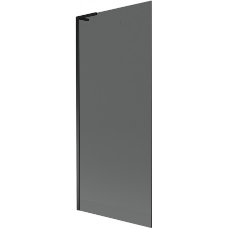 Mexen Next L badwand scherm 1-deurs 80 x 150 cm, grafiet, zwart - 895-080-000-03-40-70