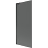 Mexen Next L badwand scherm 1-deurs 80 x 150 cm, grafiet, zwart - 895-080-000-03-40-70