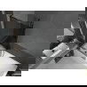 Mexen Next L badwand 1-deurs 90 x 150 cm, grafiet, zwart - 895-090-000-03-40-70