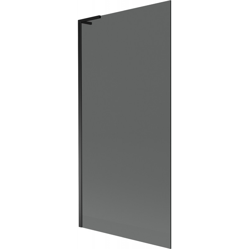 Mexen Next L badwand 1-deurs 90 x 150 cm, grafiet, zwart - 895-090-000-03-40-70