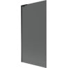 Mexen Next L paravan za kadu s jednim krilom 90 x 150 cm, grafit, crni - 895-090-000-03-40-70
