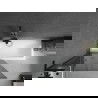 Mexen Next L badwand 1-deurs 90 x 150 cm, grafiet, zwart - 895-090-000-03-40-70