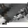 Mexen Next L Badewannenwand 1-flügelig 100 x 150 cm, Graphit, Schwarz - 895-100-000-03-40-70