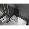 Mexen Next L tuš paravan s jednim krilom 100 x 150 cm, grafit, crni - 895-100-000-03-40-70