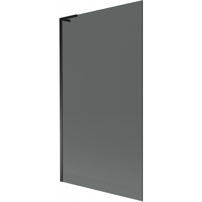 Mexen Next L Badewannenwand 1-flügelig 100 x 150 cm, Graphit, Schwarz - 895-100-000-03-40-70