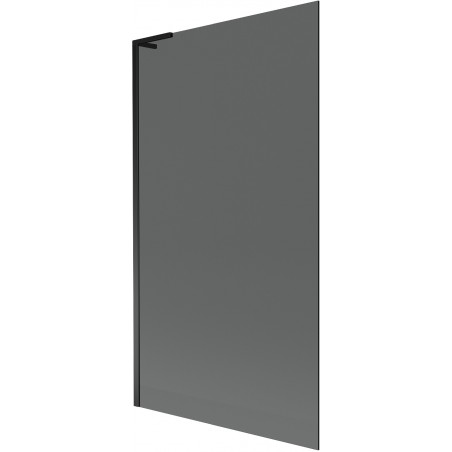 Mexen Next L Badewannenwand 1-flügelig 100 x 150 cm, Graphit, Schwarz - 895-100-000-03-40-70