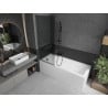Mexen Next L enokna stena za kad 1-krilna 70 x 150 cm, grafit, gun metal - 895-070-000-03-40-95