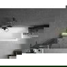Mexen Next L Badewannenaufsatz 1-flügelig 70 x 150 cm, Graphit, Gun Metal - 895-070-000-03-40-95
