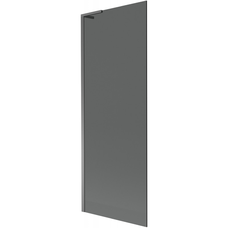 Mexen Next L Badewannenaufsatz 1-flügelig 70 x 150 cm, Graphit, Gun Metal - 895-070-000-03-40-95