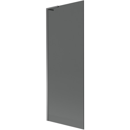 Mexen Next L Badewannenaufsatz 1-flügelig 70 x 150 cm, Graphit, Gun Metal - 895-070-000-03-40-95