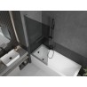 Mexen Next L vanniseinal 1-osaline 80 x 150 cm, grafiit, relvmetall - 895-080-000-03-40-95