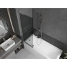 Mexen Next L vanniseina 1-tiivaline 60 x 150 cm, grafiit, harjatud nikkel - 895-060-000-03-40-97