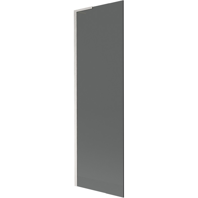 Mexen Next L paravan za kadu s jednim krilom 60 x 150 cm, grafit, brušeni nikal - 895-060-000-03-40-97