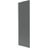 Mexen Next L badwand 1-delig 60 x 150 cm, grafiet, geborsteld nikkel - 895-060-000-03-40-97