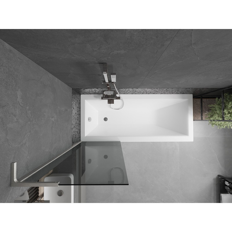 Mexen Next L vanniseina 1-tiivaline 60 x 150 cm, grafiit, harjatud nikkel - 895-060-000-03-40-97