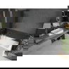 Mexen Next L Badewannenfaltwand 1-flügelig 70 x 150 cm, graphit, gebürsteter Nickel - 895-070-000-03-40-97