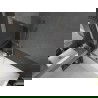 Mexen Next L Badewannenfaltwand 1-flügelig 70 x 150 cm, graphit, gebürsteter Nickel - 895-070-000-03-40-97