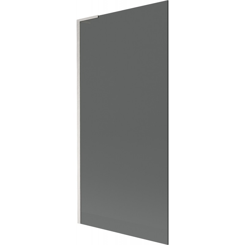 Mexen Next L Badewannen-Faltwand 1-teilig 90 x 150 cm, Graphit, gebürsteter Nickel - 895-090-000-03-40-97
