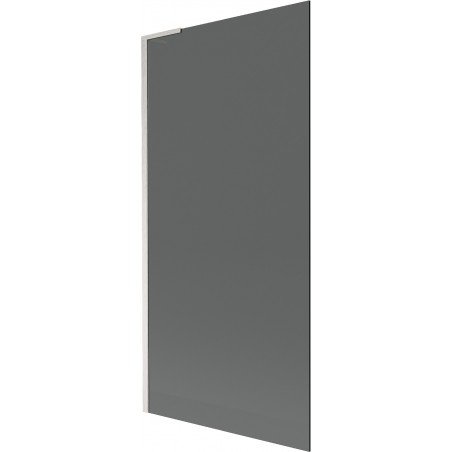 Mexen Next L paravan za kadu s jednim panelom 90 x 150 cm, grafit, brušeni nikal - 895-090-000-03-40-97