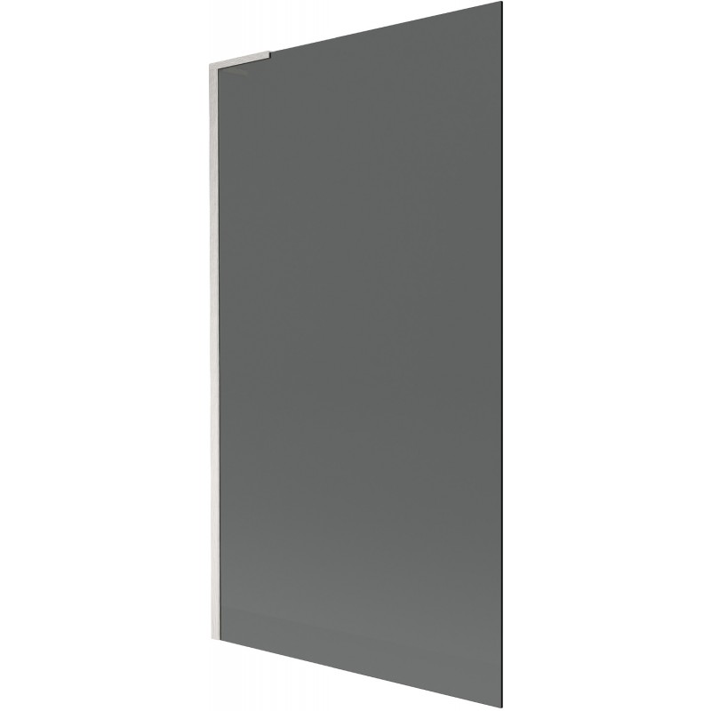 Mexen Next L Badewannenwand 1-flügelig 100 x 150 cm, graphit, gebürsteter Nickel - 895-100-000-03-40-97