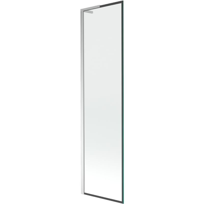 Mexen Next L vannipaneel, 1-osaline 50 x 150 cm, must raam, kroom - 895-050-000-03-70-01