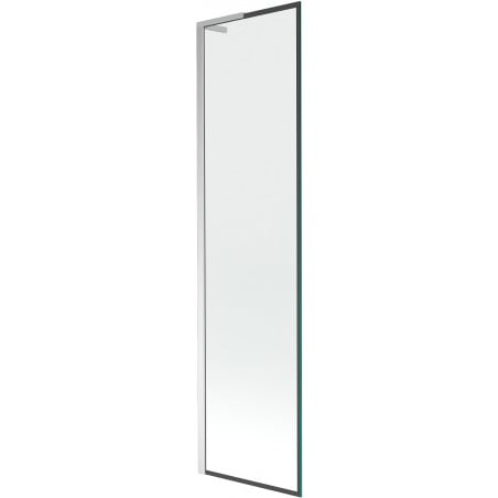 Mexen Next L vannipaneel, 1-osaline 50 x 150 cm, must raam, kroom - 895-050-000-03-70-01