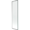Mexen Next L parawan nawannowy 1-skrzydłowy 50 x 150 cm, czarna ramka, chrom - 895-050-000-03-70-01