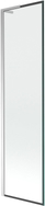 Mexen Next L parawan nawannowy 1-skrzydłowy 50 x 150 cm, czarna ramka, chrom - 895-050-000-03-70-01