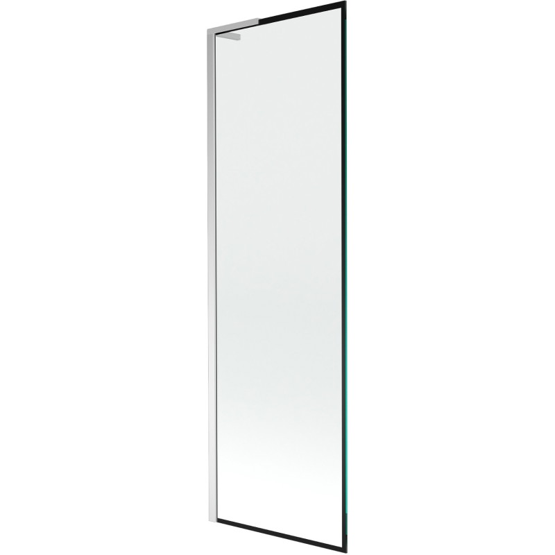 Mexen Next L jednokrilni tuš paravan 60 x 150 cm, crni okvir, krom - 895-060-000-03-70-01