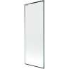 Mexen Next L parawan nawannowy 1-skrzydłowy 70 x 150 cm, czarna ramka, chrom - 895-070-000-03-70-01