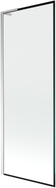 Mexen Next L vannisirm 1-osaline 70 x 150 cm, must raam, kroom - 895-070-000-03-70-01