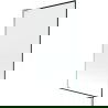 Mexen Next L bathtubs screen 1-winged 100 x 150 cm, black pattern, chrome - 895-100-000-03-70-01