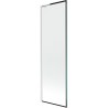 Mexen Next L vanniparavann 1-leheline 60 x 150 cm, must raam, valge - 895-060-000-03-70-20