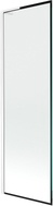 Mexen Next L parawan nawannowy 1-skrzydłowy 60 x 150 cm, czarna ramka, biały - 895-060-000-03-70-20