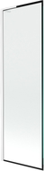 Mexen Next L vanniparavann 1-leheline 60 x 150 cm, must raam, valge - 895-060-000-03-70-20