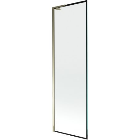 Mexen Next L παραβάν μπανιέρας μονόφυλλο 60 x 150 cm, μαύρο πλαίσιο, χρυσό