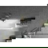 Mexen Next L Wannenschutz, einteilig 70 x 150 cm, schwarzes Muster, Gold - 895-070-000-03-70-50