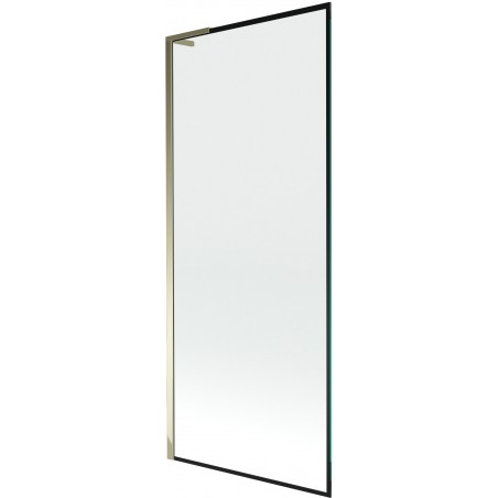 Mexen Next L vanniekraaniga 1-tiivaga 80 x 150 cm, must raam, kuldne - 895-080-000-03-70-50