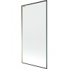 Mexen Next L 1-osaline vannisein 90 x 150 cm, must raam, kuldne - 895-090-000-03-70-50
