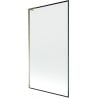 Mexen Next L paravan za kadu 1-krilni 100 x 150 cm, crni okvir, zlatni - 895-100-000-03-70-50