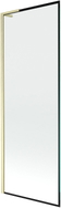 Mexen Next L parawan nawannowy 1-skrzydłowy 70 x 150 cm, czarna ramka, złoty szczotkowany - 895-070-000-03-70-55