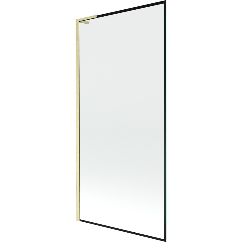 Mexen Next L vanniparavan 1-leheline 90 x 150 cm, must raam, kuldne harjatud - 895-090-000-03-70-55