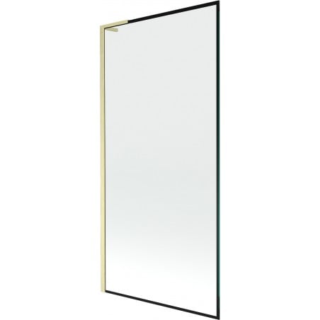 Mexen Next L vanniparavan 1-leheline 90 x 150 cm, must raam, kuldne harjatud - 895-090-000-03-70-55